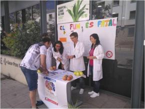 La Fundaci Pere Mata Terres de lEbre participa en el Dia Mundial Sense Tabac
